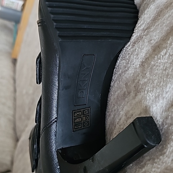 DKNY 7.5 black leather sexy boots - Picture 5 of 5
